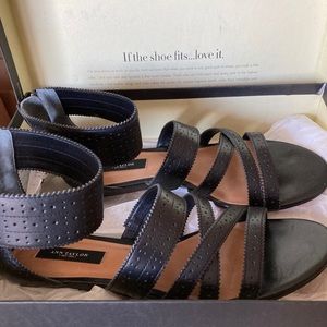 Size 8 1/2 black gladiator sandals